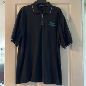 Miami Dolphins Embroidered Polo Mens XL